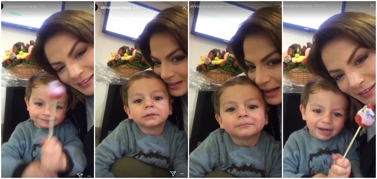 FOTOS: León es idéntico a su mamá Silvia Navarro
