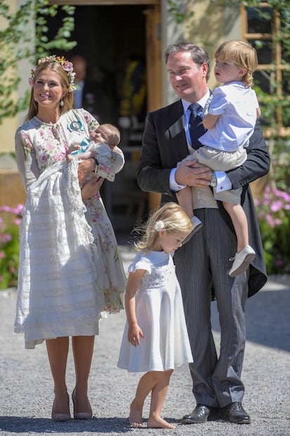 Magdalena de Suecia y Chris O'Neill bautizan a la princesa Adrienne 