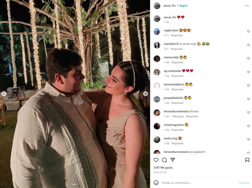 Anuar, hijo de Victoria Ruffo y Omar Fayad, presenta a su novia: Arantza Romero