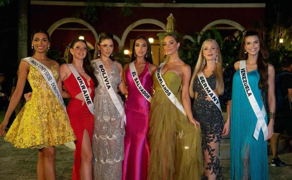Algunas de las participantes de Miss Universo durante su visita a Yucatán / Foto: Instagram