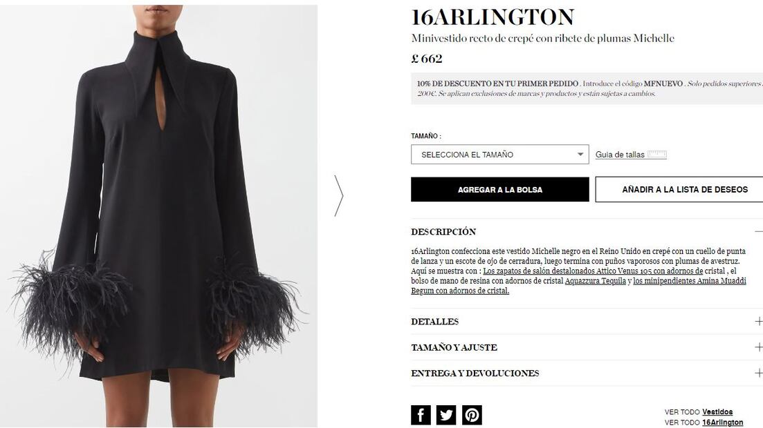 Yuya, novia de Siddhartha, más elegante que nunca con un vestido de 16Arlington y medias estampadas