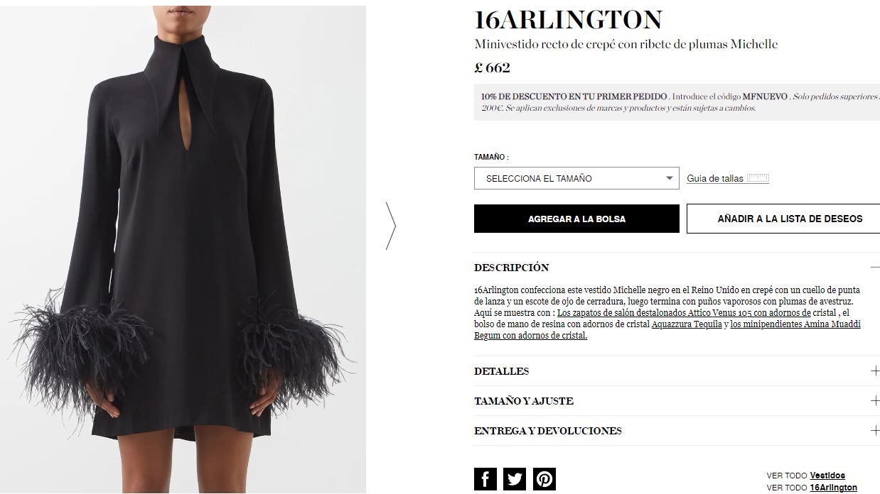 Yuya, novia de Siddhartha, más elegante que nunca con un vestido de 16Arlington y medias estampadas