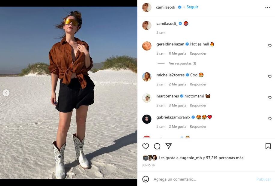 Camila Sodi publica foto completamente desnuda y manda mensaje de libertad
