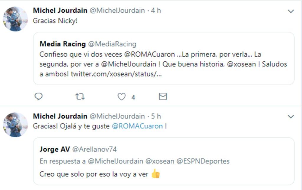 El piloto Michel Jourdain actúa en la película Roma, es el compadre incómodo