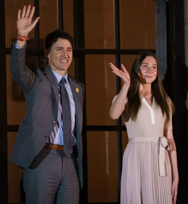 Justin Trudeau con su hija Ella-Grace/ Foto: Instagram