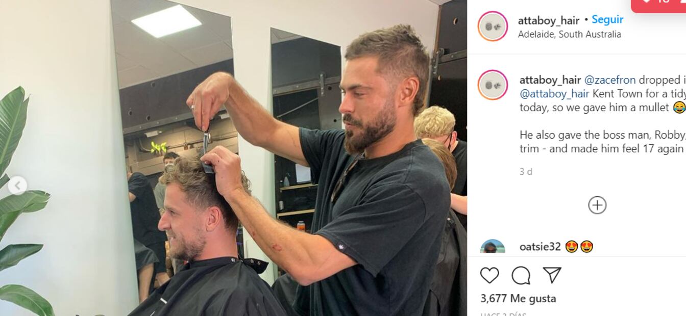 ¡Zac Efron cambia de look y está más sexy que nunca!