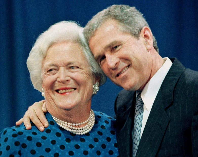 Ella fue Barbara Bush, exprimera dama estadounidense