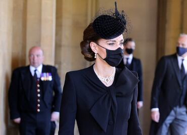 El homenaje de Kate a la reina en el funeral del príncipe Felipe