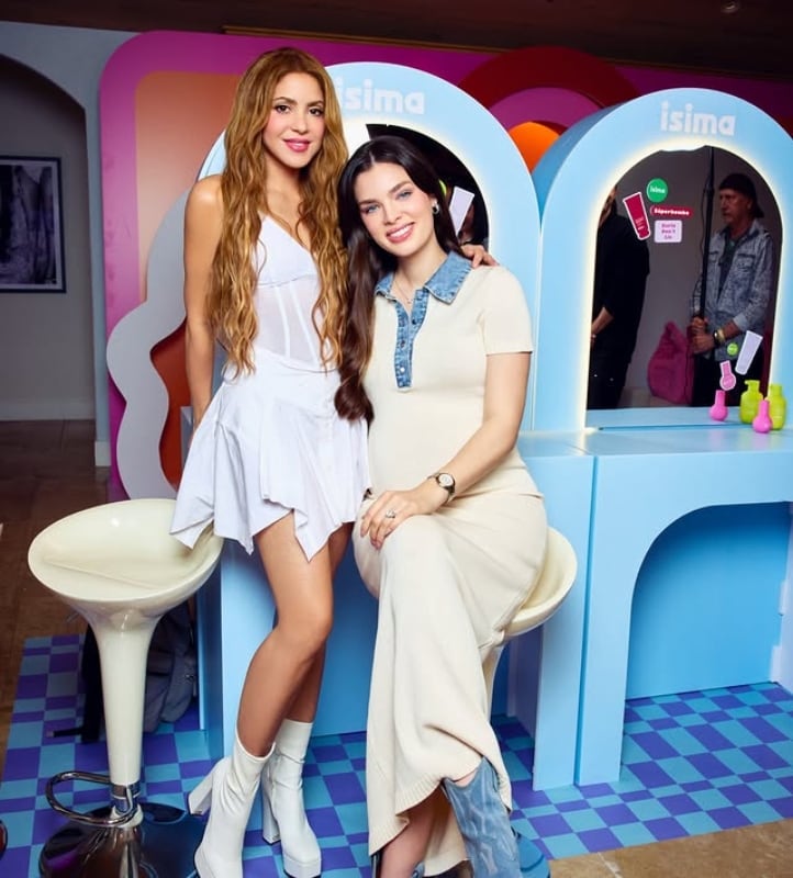 Shakira y Nadia Ferreira / Foto: Instagram