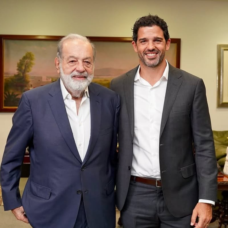 Carlos Slim y Oso Trava / Foto: Instagram