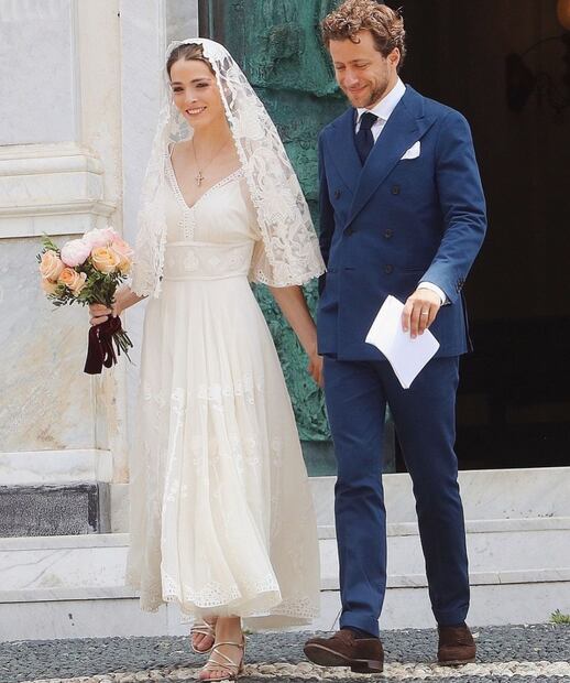 El hermoso vestido de la hija de Anna Wintour en su segunda boda