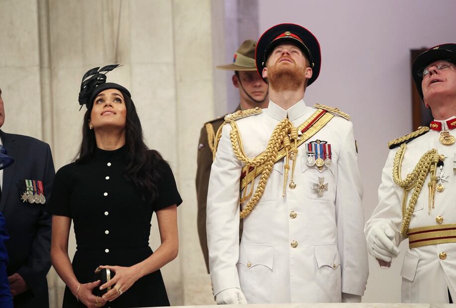 Meghan Markle y el príncipe Harry, como sacados de un cuento de hadas
