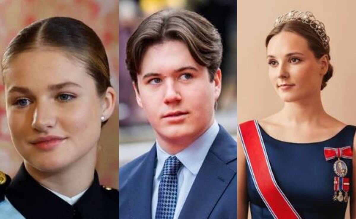 De Leonor a Ingrid, ellos son los jóvenes herederos de las monarquías europeas