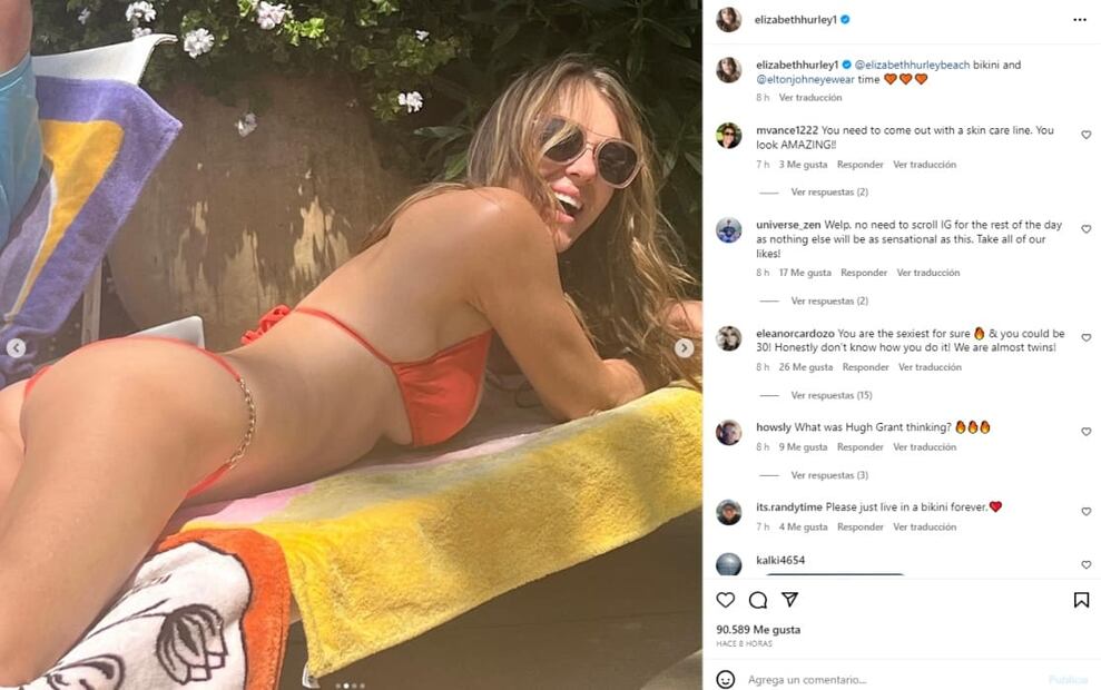 Instagram: @elizabethhurley1