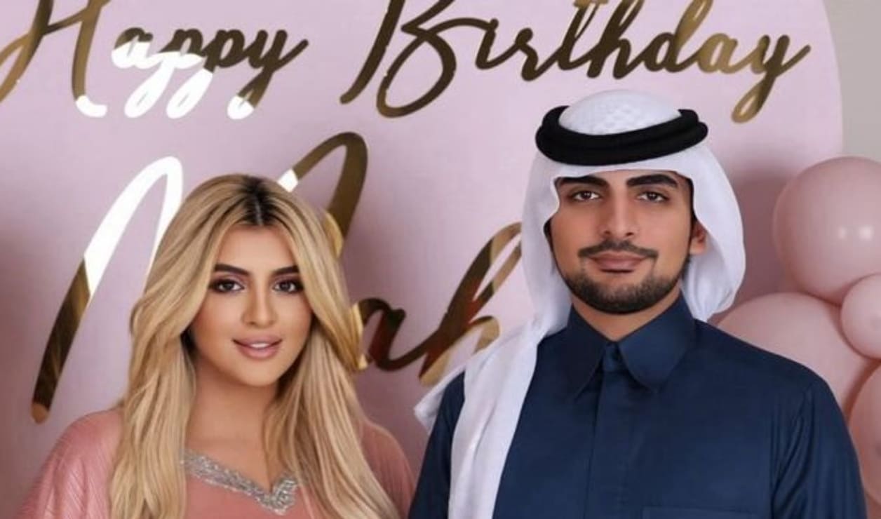 Sheikha Mahra, hija del Emir de Dubái, con su ex, el jeque Mana / Foto: Instagram