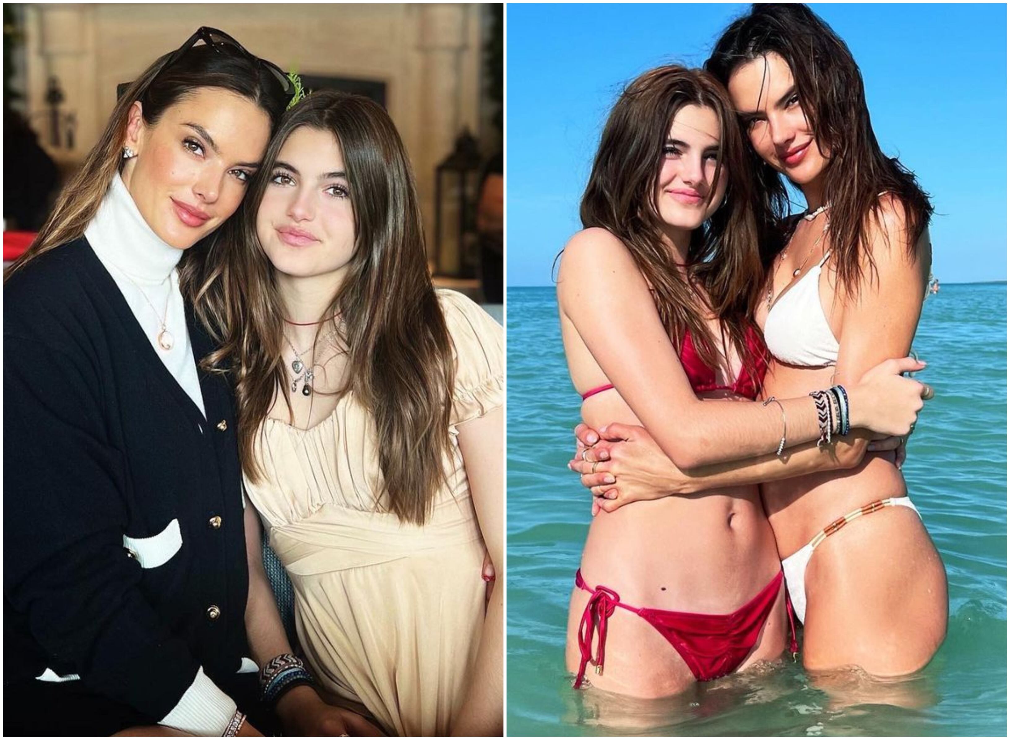 Anja Louise y Alessandra Ambrosio /Instagram