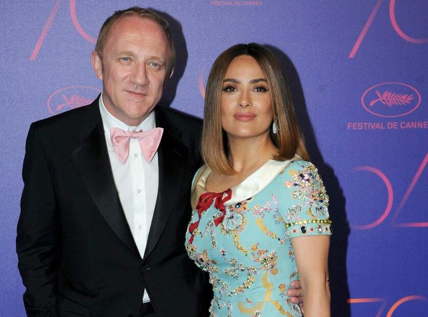 ¡Sin drama! Salma Hayek posa orgullosa con Augie, el hijo que Francois-Henri Pinault tuvo con Linda Evangelista