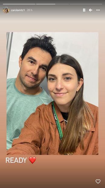 Carola, esposa de Checo Pérez, echa por tierra los rumores de divorcio