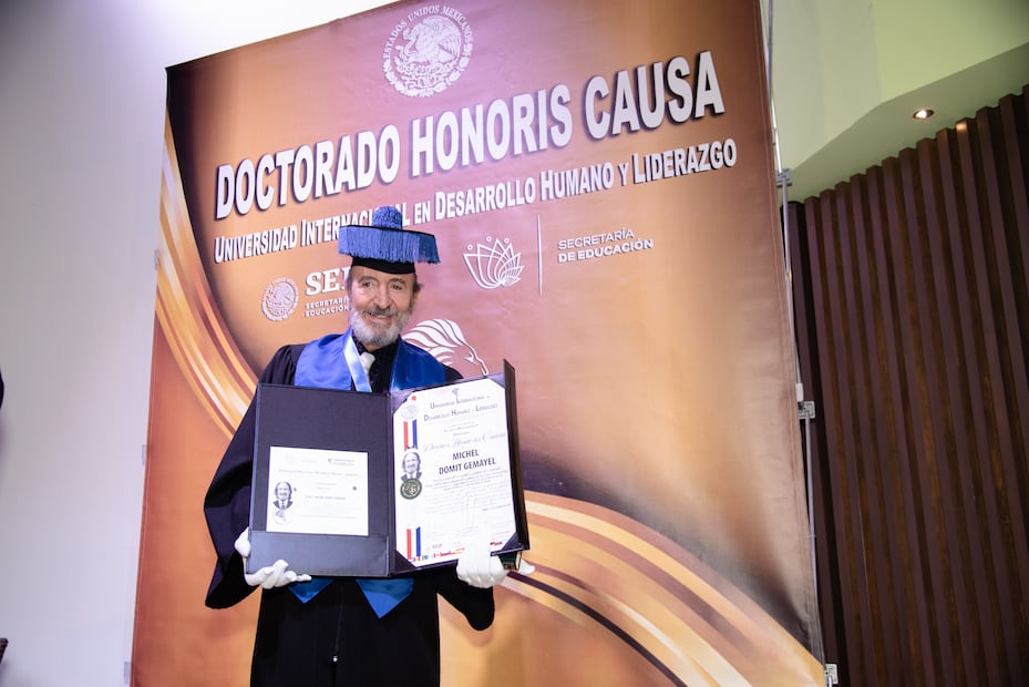 Con este honor, Michel Domit Gemayel, se consolida como experto en desarrollo humano. (Foto: Especial)