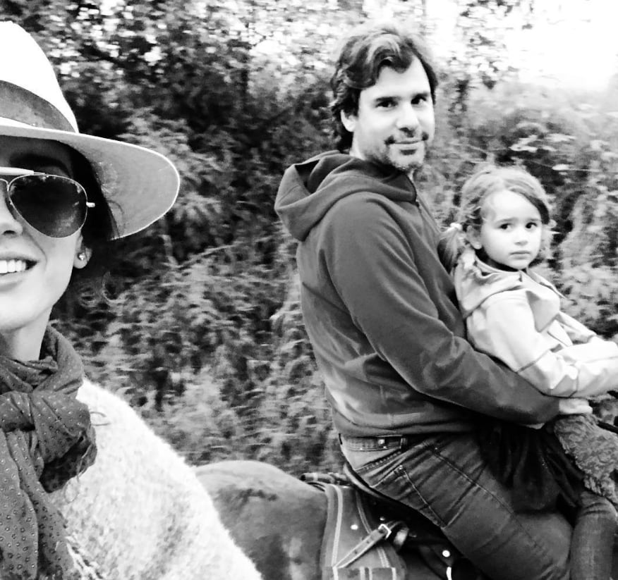 Antonio de la Rúa, Daniela Ramos y su hija / Foto: Instagram