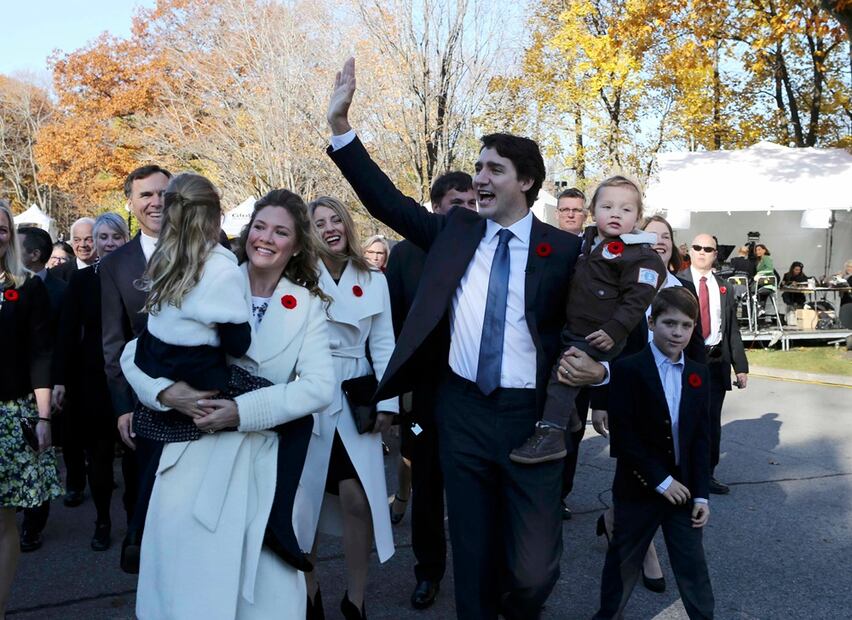 Conoce a la familia de Justin Trudeau