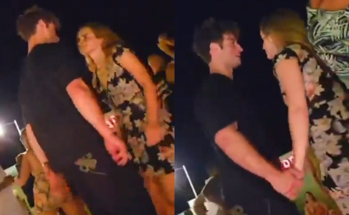 Emma Watson fue captada bailando con un misterioso joven (Fotos: RRSS)