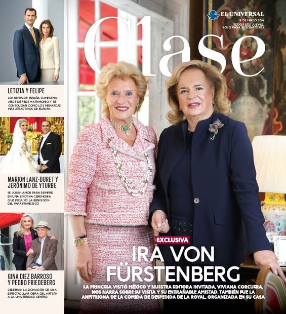 EXCLUSIVA: Los detalles de la visita a México de la princesa Ira Von Fürstenberg