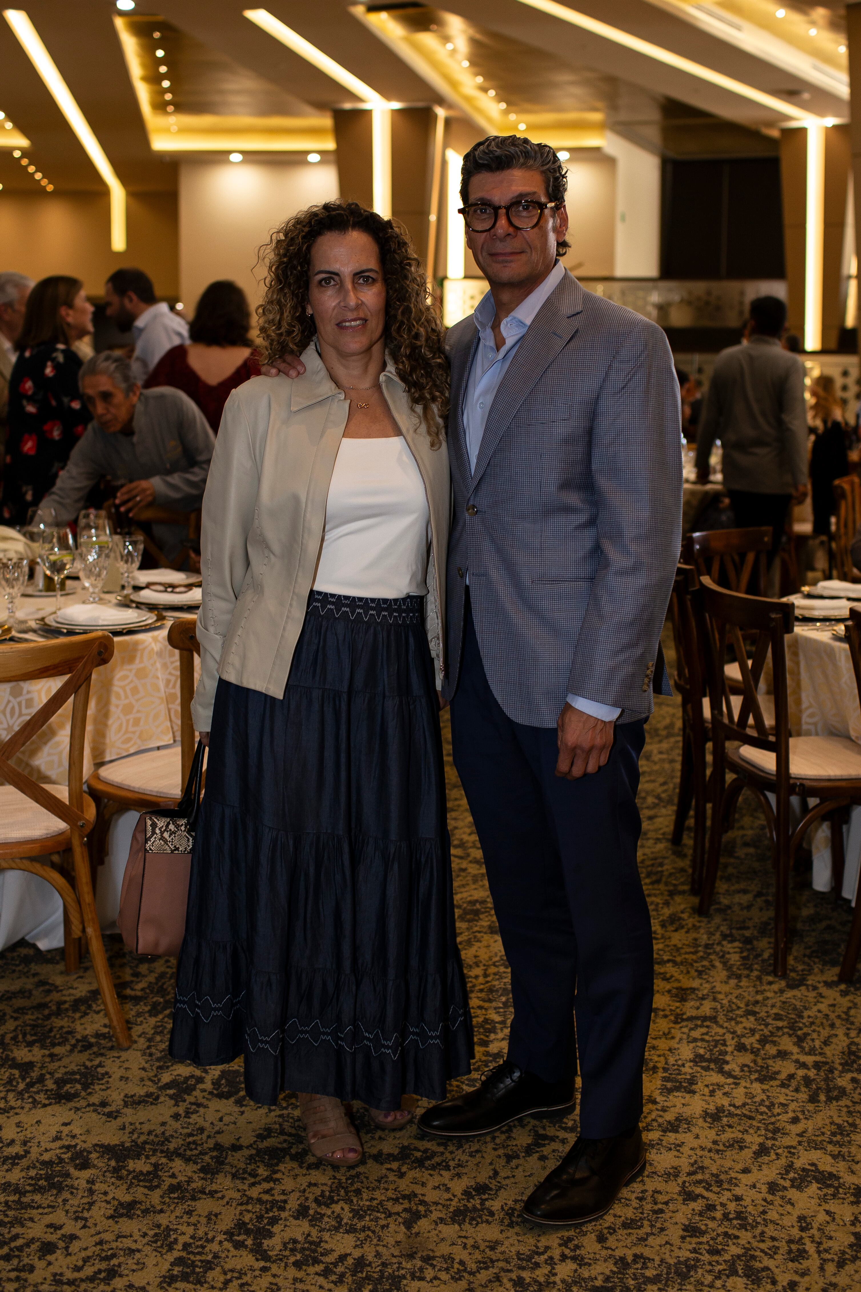 Ana Paula Iñárritu y Nagib Chamlati. (Foto: Esteban Torreblanca)