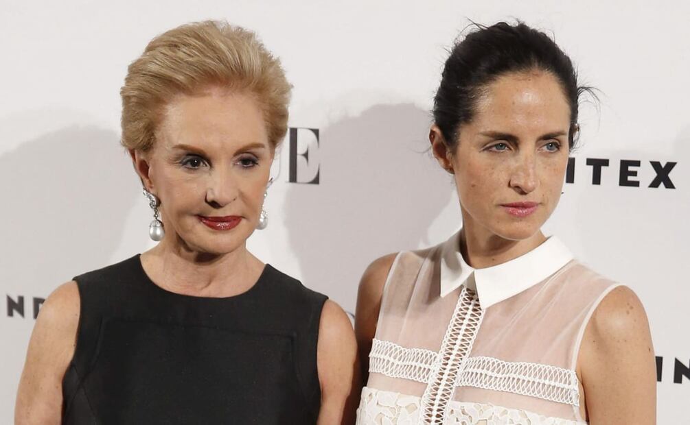 Carolina Herrera y su hija Carolina Adriana Herrera / Foto: EFE