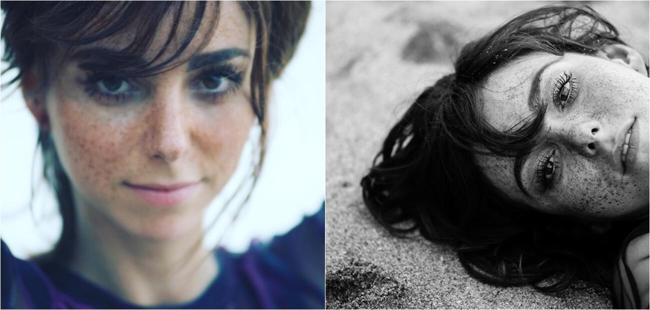 Natalia Téllez muestra sus pecas al natural
