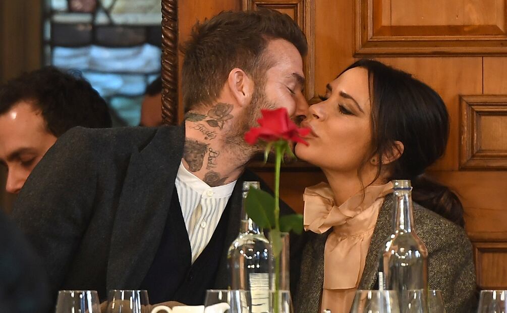 David Beckham y Victoria Beckham durante el Fashion Week de hombres en 2019/Getty images.