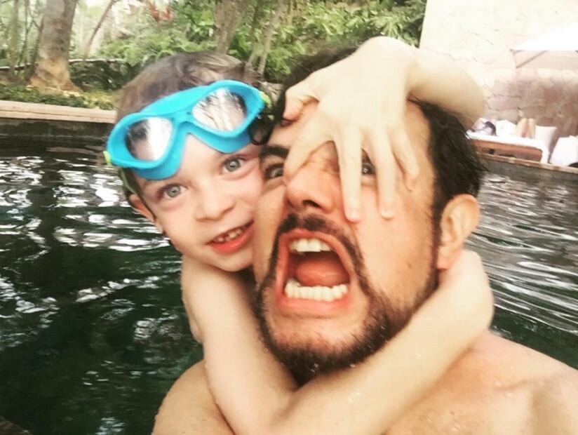 La foto más reciente de los hijos de Aleks Syntek 