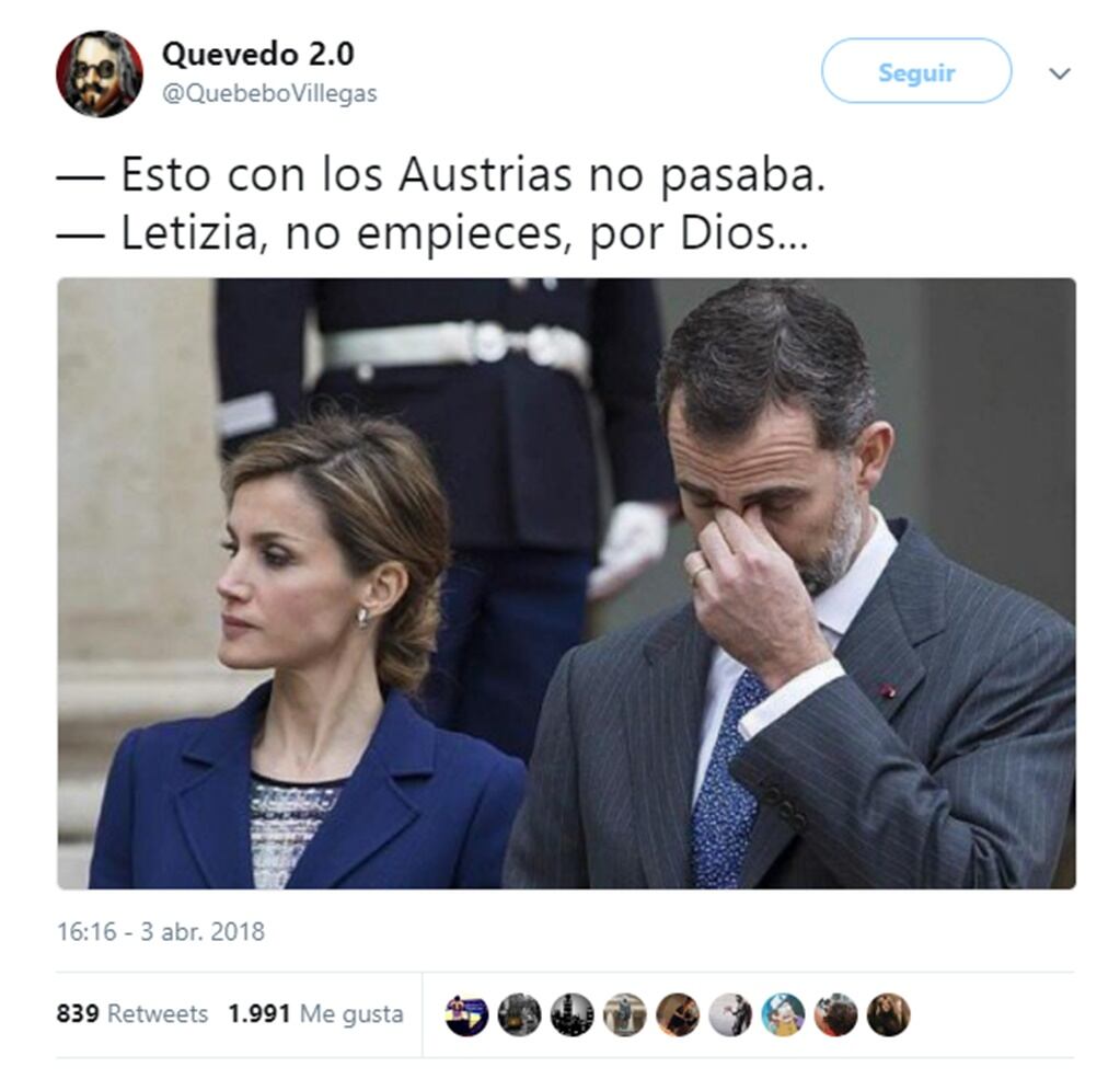 Los memes de la pelea de las reinas Letizia y Sofía ya circulan en la red
