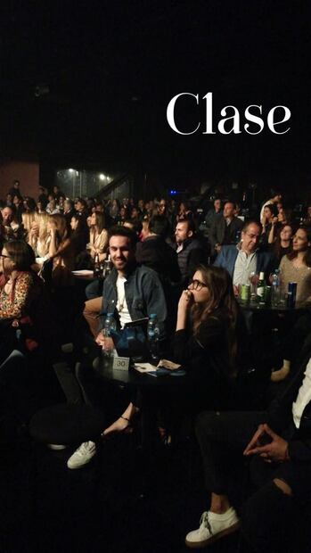 Sofía Castro y Pablo Bernot en el estreno de "Reinas de corazones"