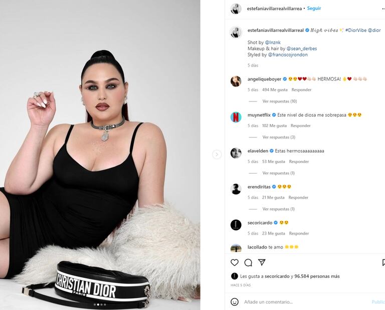 Estefanía Villarreal, ex Rebelde, revoluciona con sexy foto en little black dress