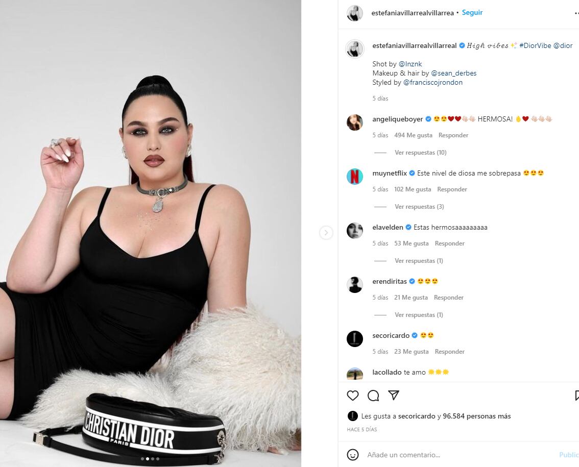 Estefanía Villarreal, ex Rebelde, revoluciona con sexy foto en little black dress