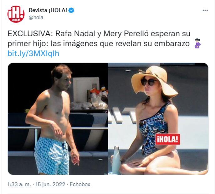 Rafael Nadal y Mery Perelló esperan a su primer bebé 
