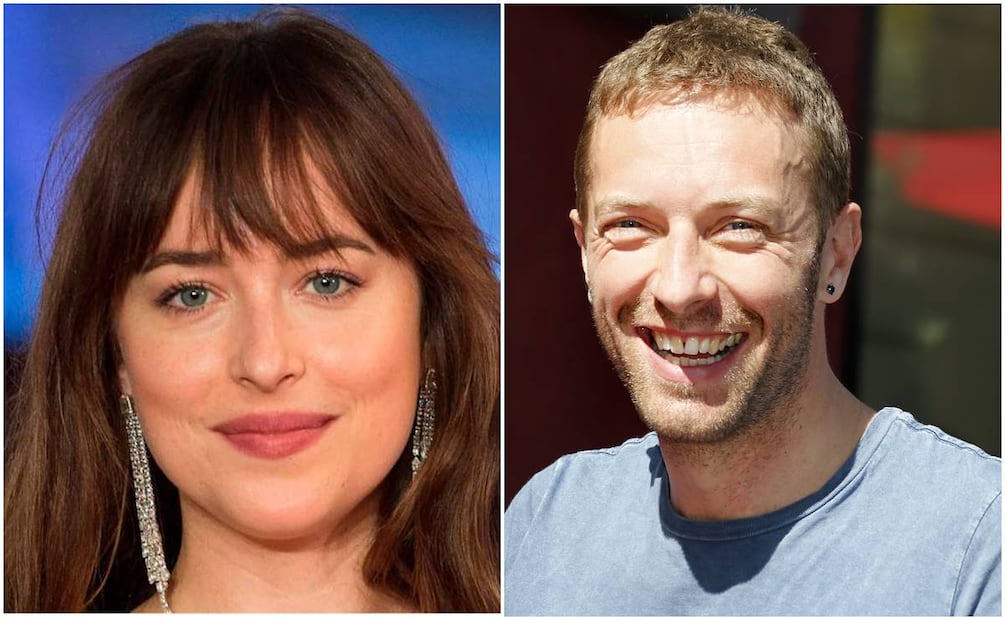 Chris Martin y Dakota Johnson comenzaron a salir en octubre de 2017 / Fotos: AFP / Getty Images