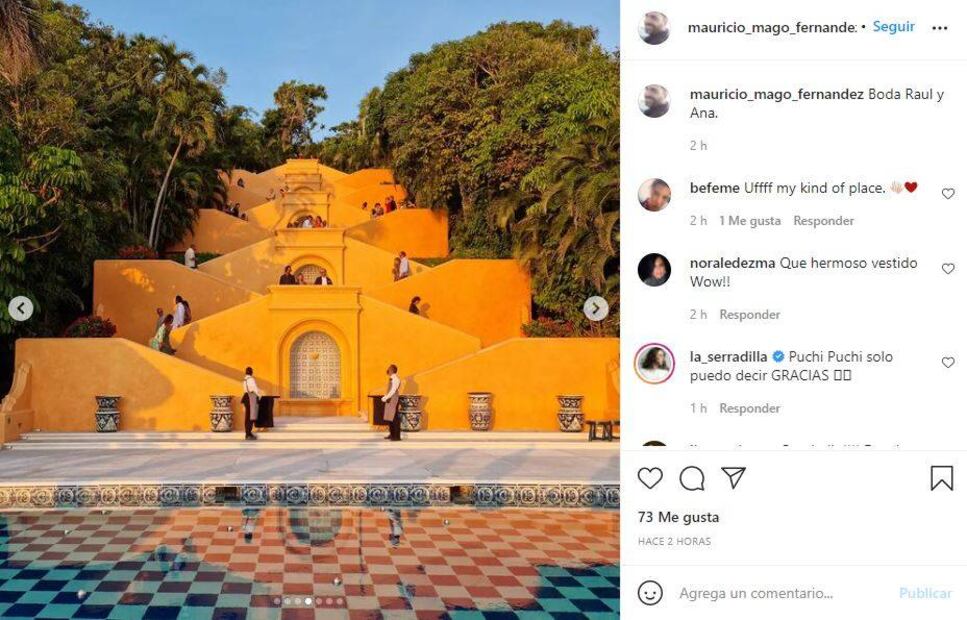 Ana Serradilla y Raúl Martínez Ostos se casaron en la playa