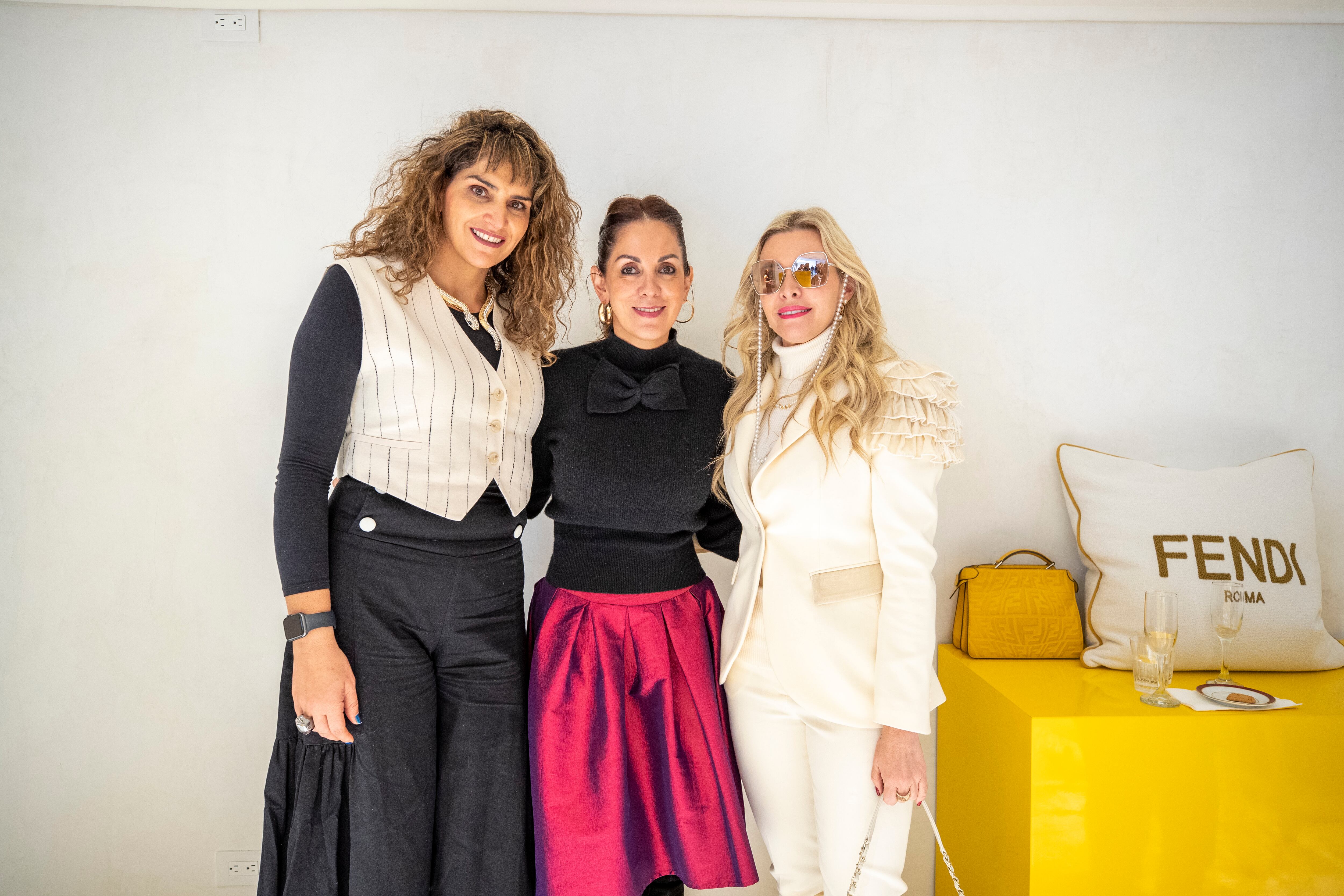 Yovana Karam, Mari Rouss Villegas y María José Rossi. (Foto: Edgar Silva Fuentes)