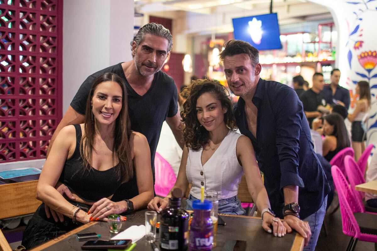 Alejandra Oates, Arturo Castillo, Paloma Moreno y Gregory Boisson. (Foto: Esteban Torreblanca)