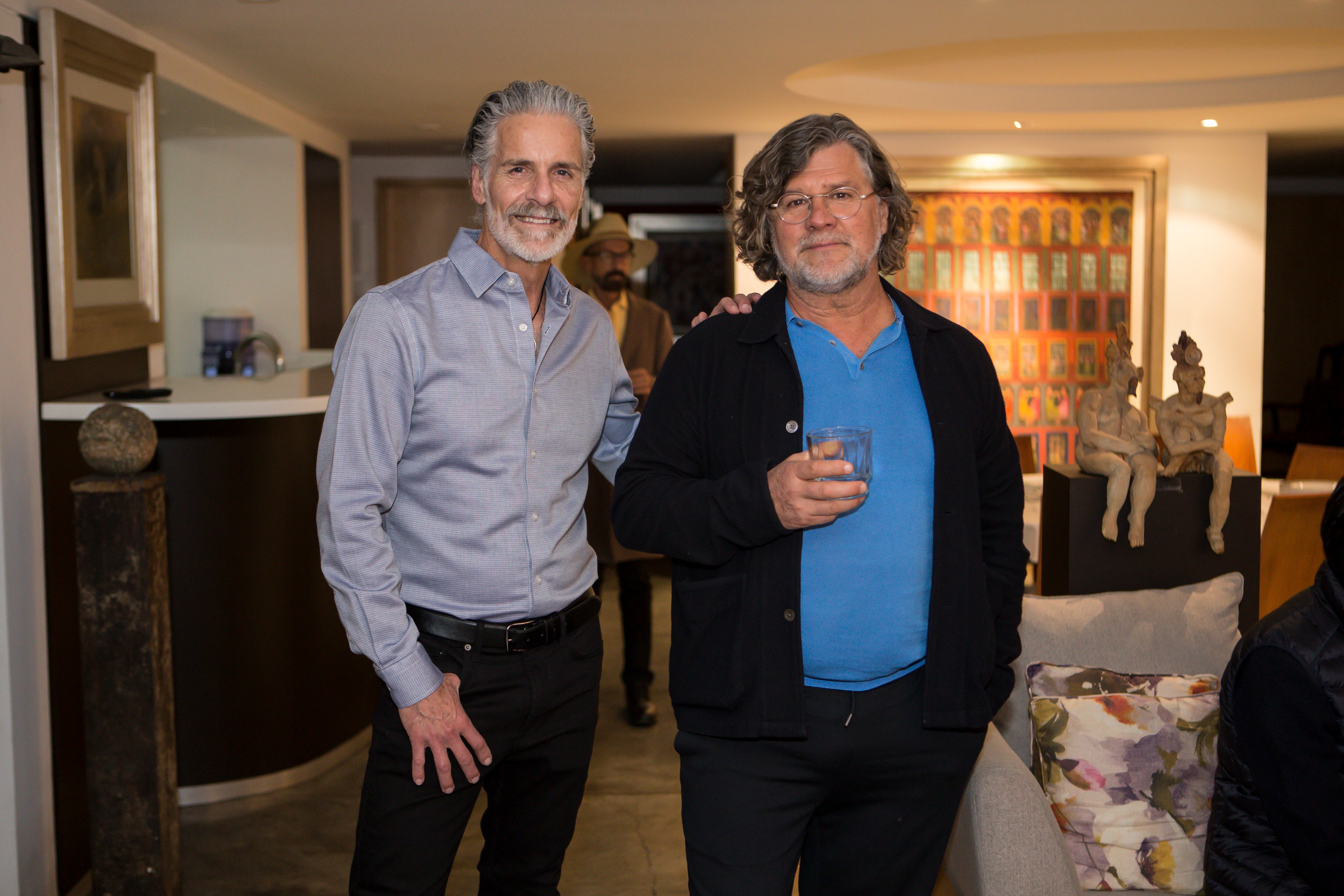 Carlos Bisdikian y Miguel de la Madrid. (Foto: Esteban Torreblanca)