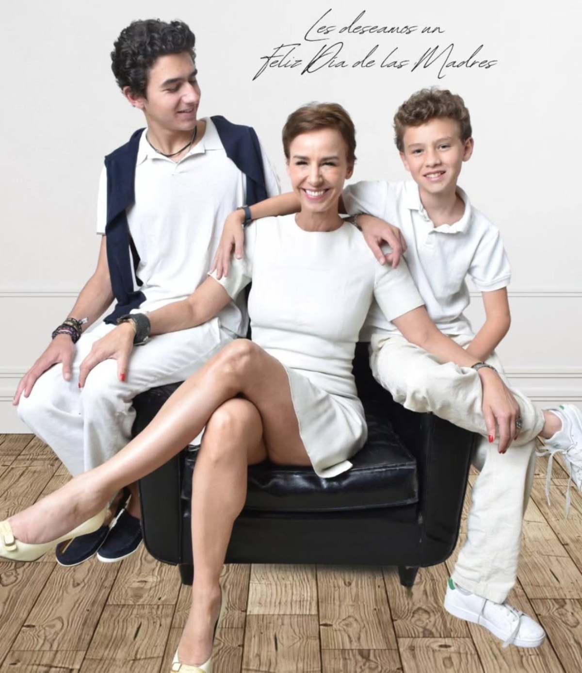 Aurelia de Haut junto a sus hijos / Foto: Instagram