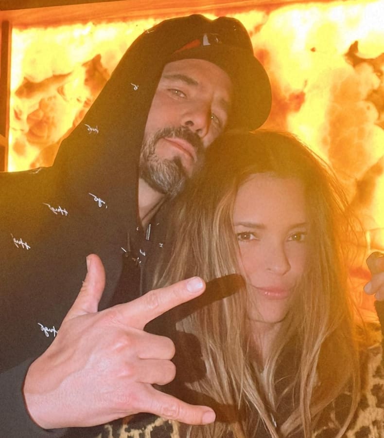 Grettel Valdez con José Ron / Instagram: @grettellv