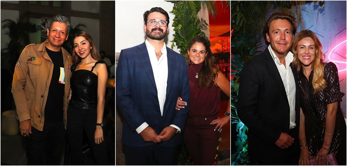 Janko Ruiz de Chávez, Alexander Acha, Mateo Gorina y Michelle Torres en el lanzamiento de CBD Life