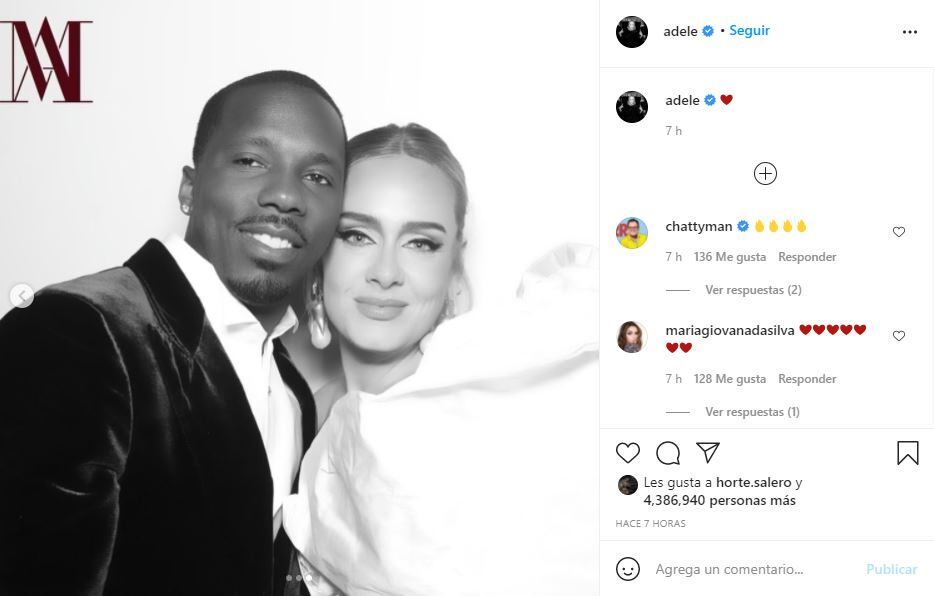 Adele impacta vestida de gala como invitada de exclusiva boda