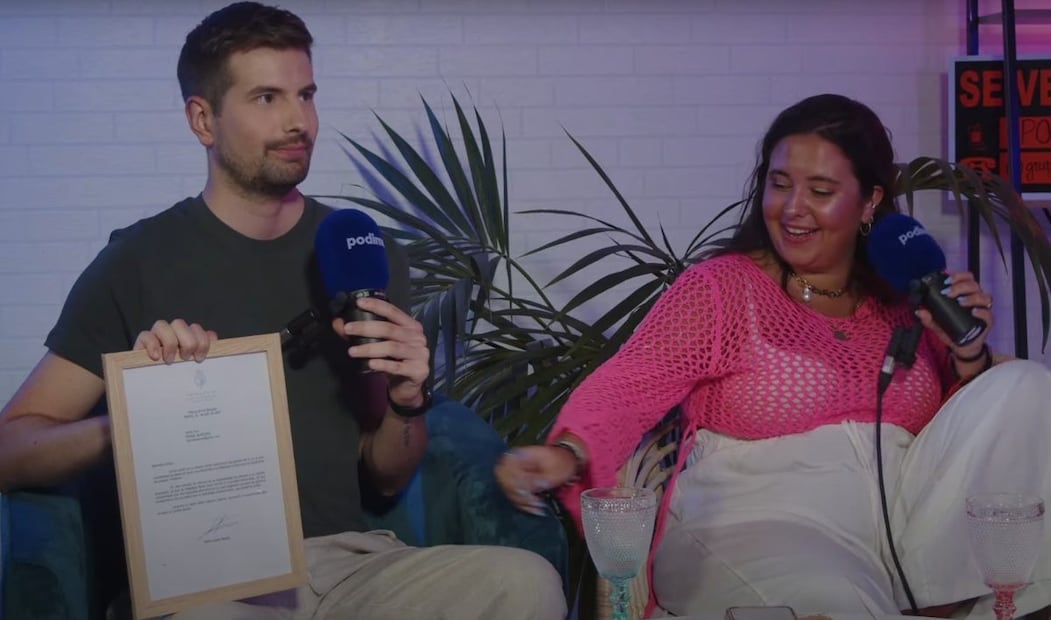 La carta de la Casa Real de España en el programa 'Grupete de Noche' / Foto: Captura