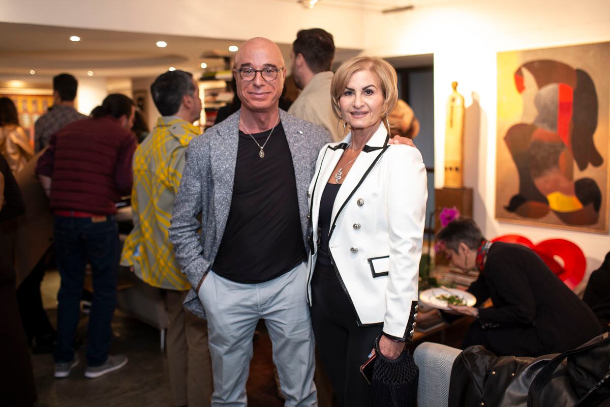 Salomón Pustilnik y Julie Glatt. (Foto: Esteban Torreblanca)