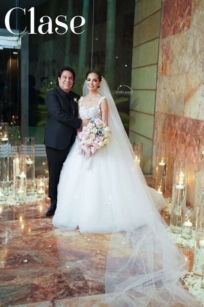 Paulina Abascal y Valentín Girón ¡qué espectacular boda! 