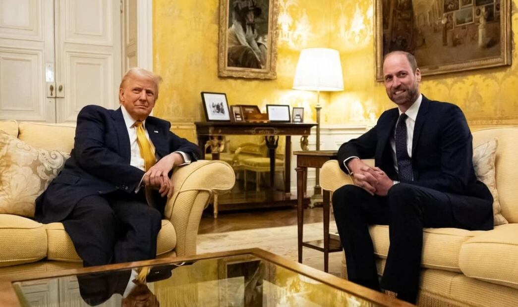 La reunión entre el príncipe William y Donald Trump / Foto: Instagram